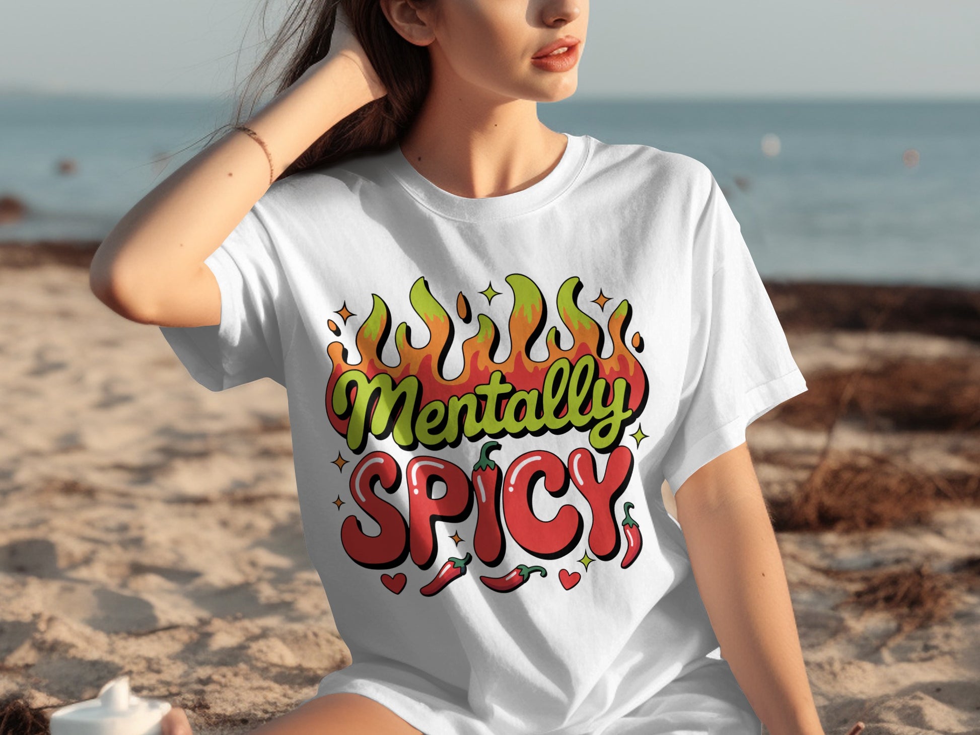 Mentally Spicy Graphic Tee for Bold Style