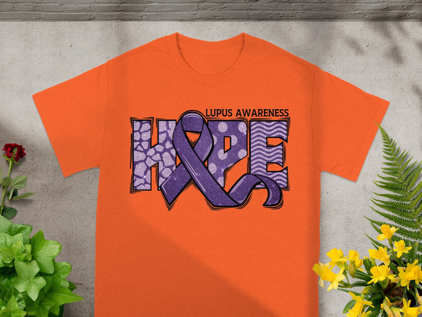Lupus Awareness Hope Graphic T-Shirt