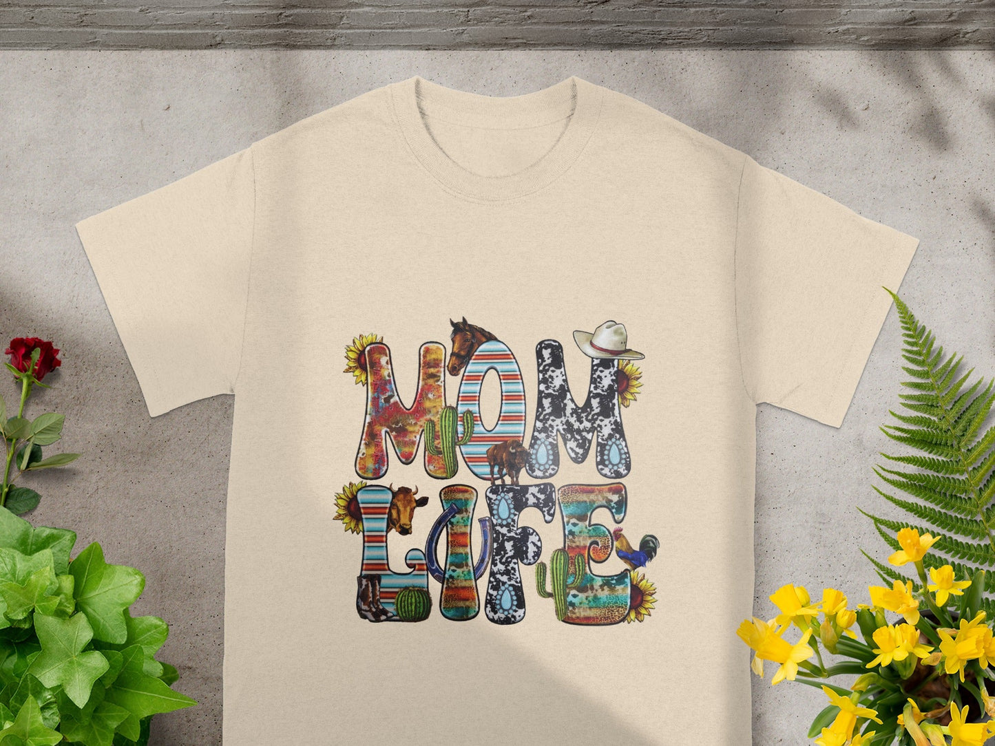 Stylish Mom Life Graphic Tee for Casual Wear