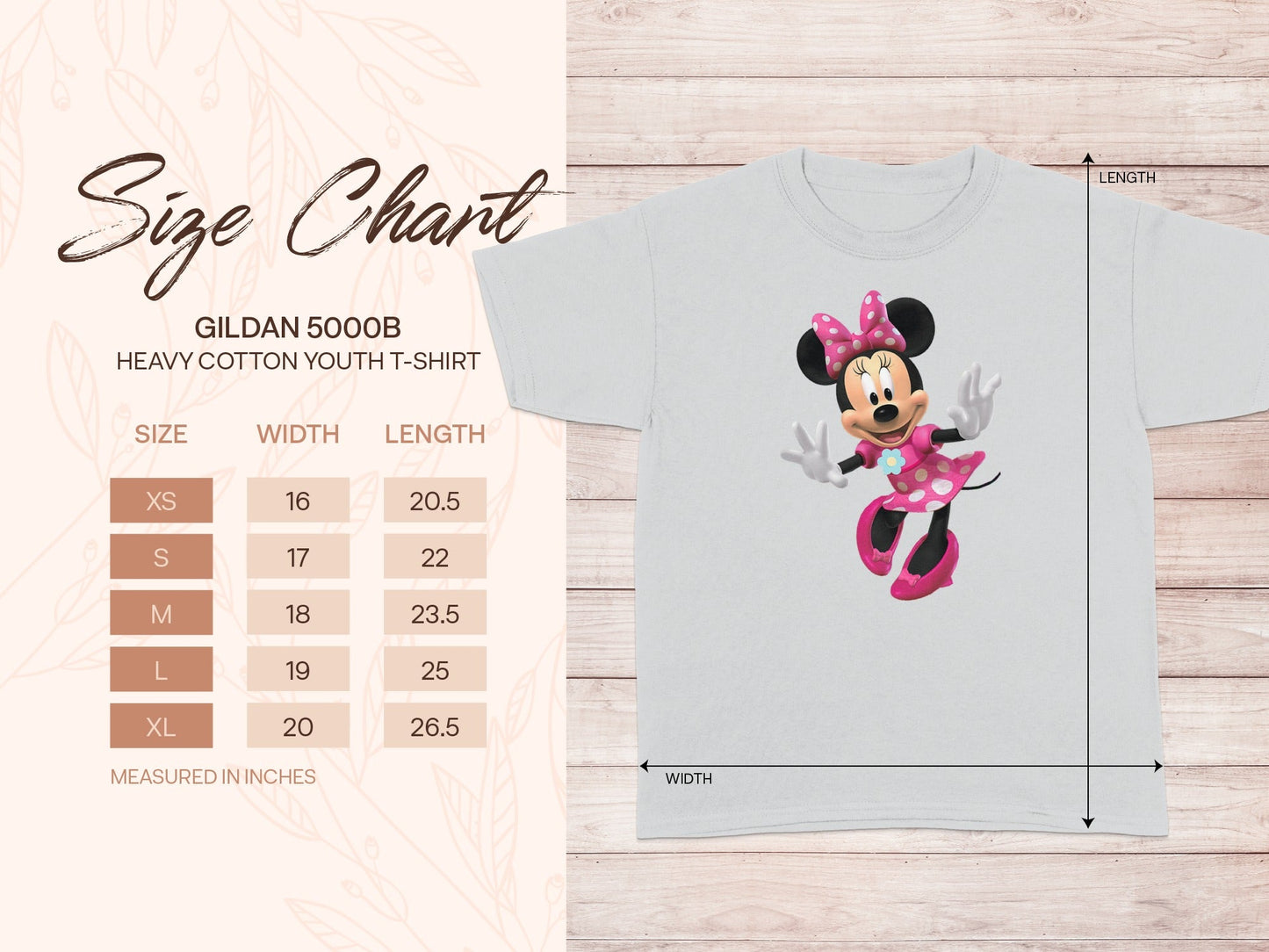 GILDAN 5000B Minnie Mouse Youth T-Shirt product type