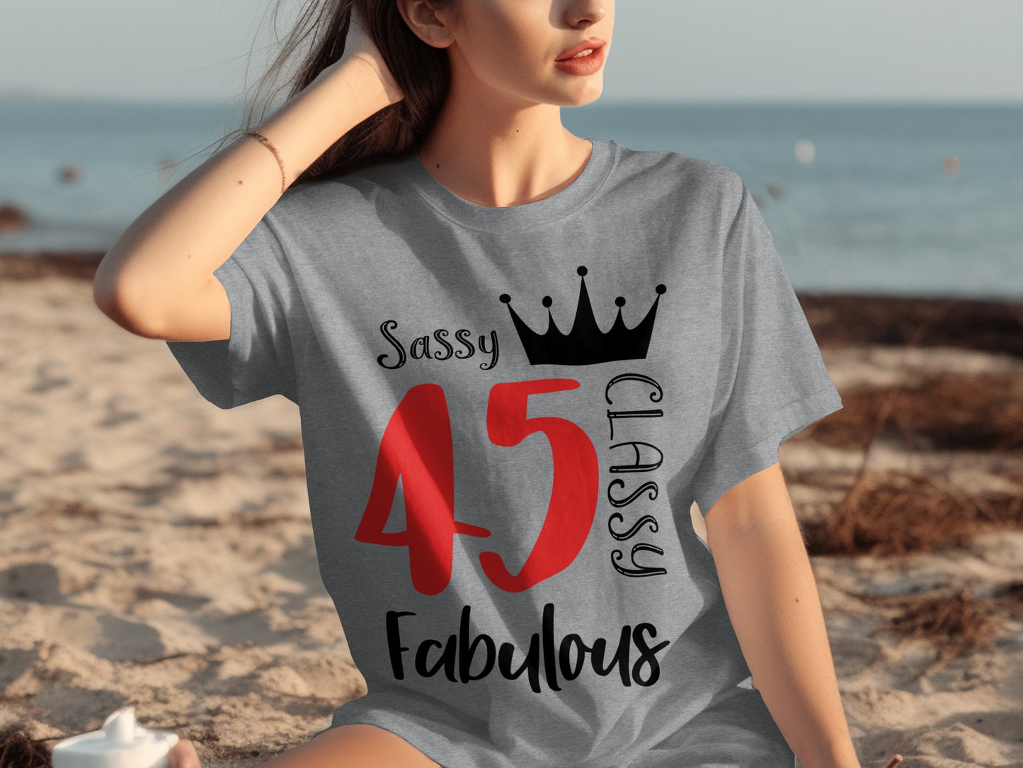 Sassy Classy 45 Fabulous Graphic Tee