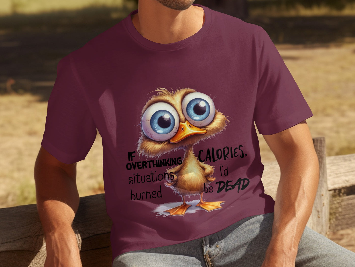 Funny Overthinking Situations Burned Calories Shirt