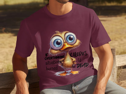 Funny Overthinking Situations Burned Calories Shirt