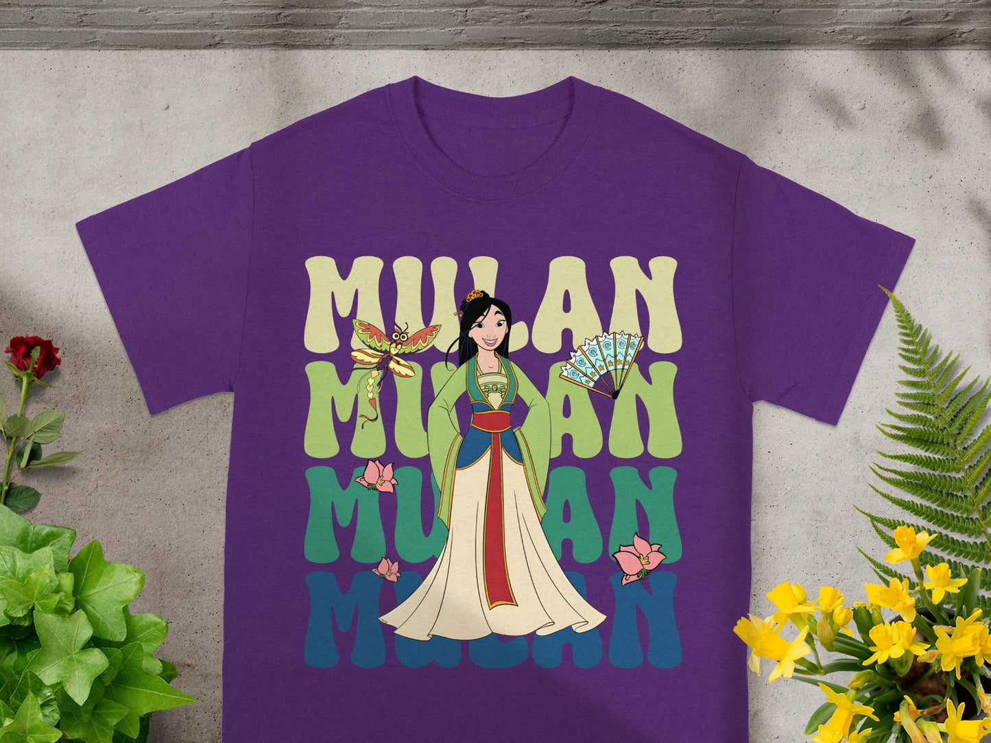 Mulan: Warrior Spirit Retro T-Shirt