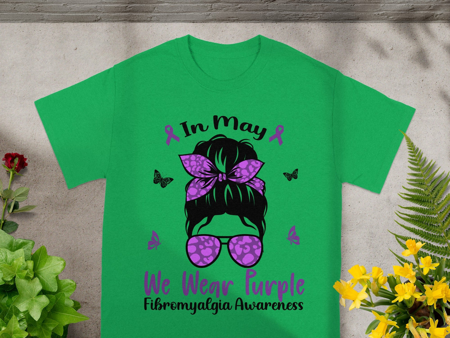 In May We Wear Purple Fibromyalgia Awareness Shirt