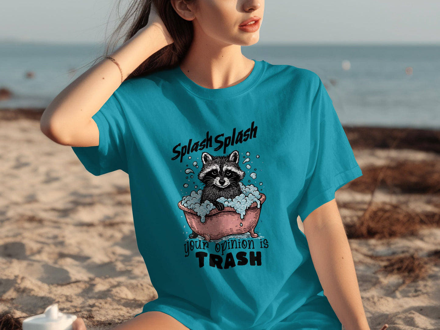 Splash Splash Your Opinion is Trash T-shirt