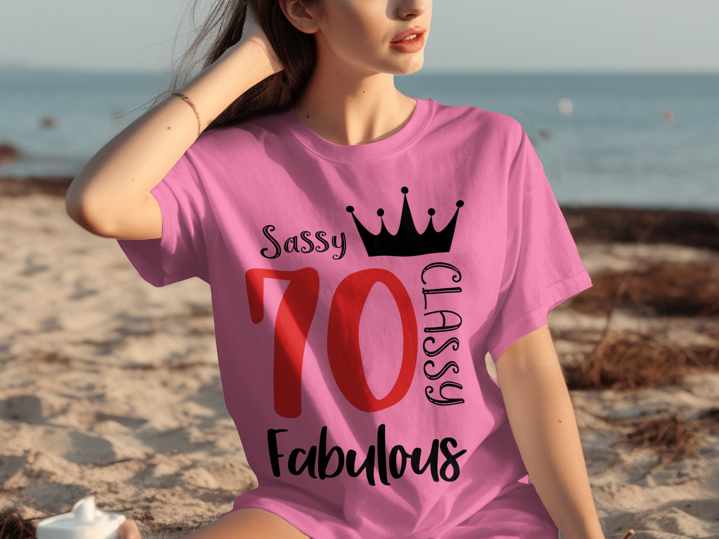 Sassy Classy Fabulous 70th Birthday Celebration Shirt