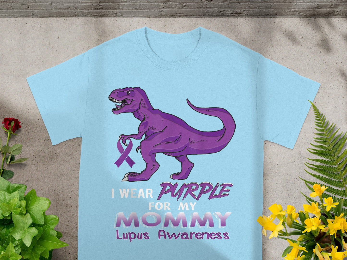 I Wear Purple for My Mommy Lupus Awareness T-shirt