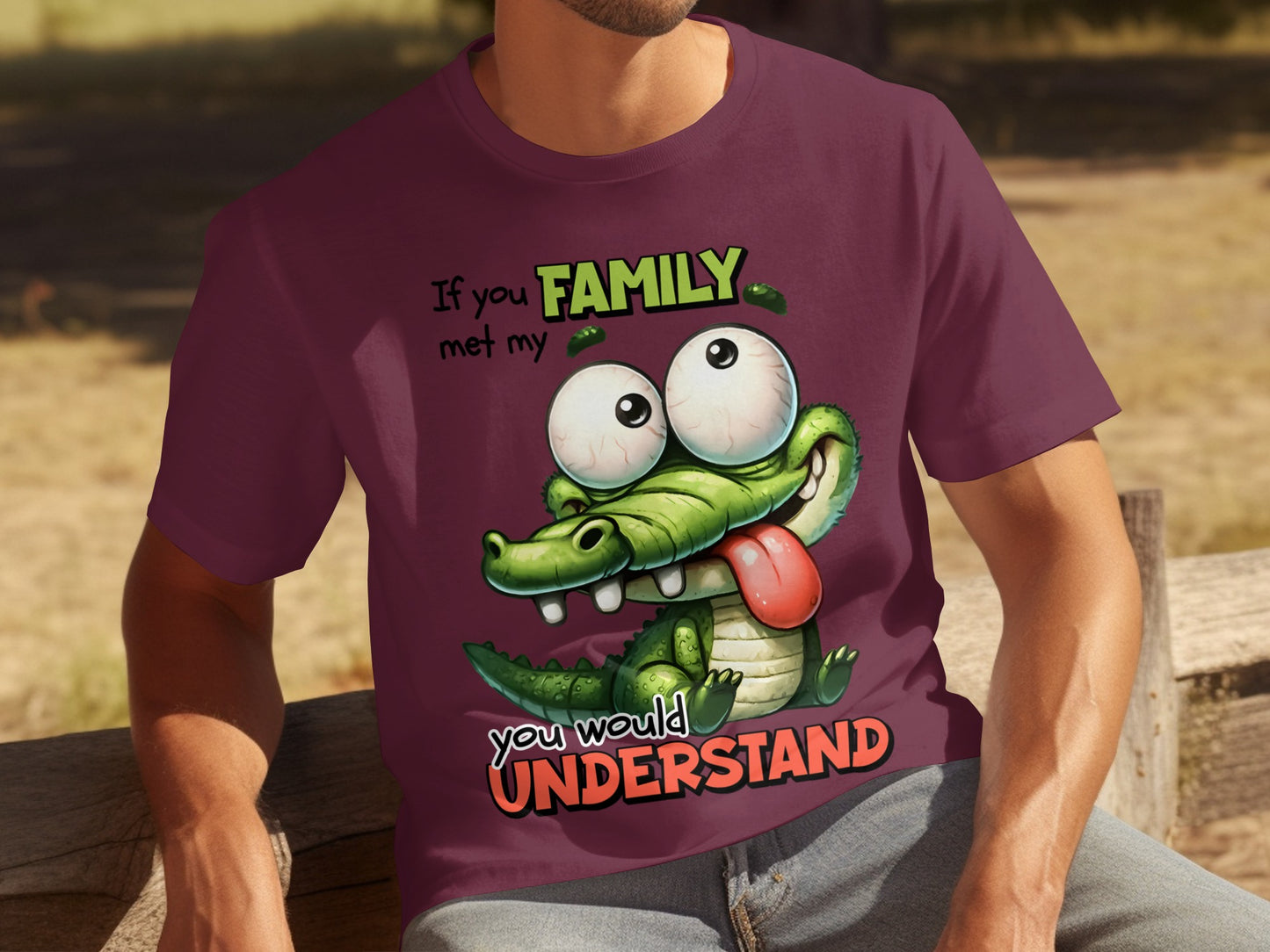 Family Met My Crocodile You Would Understand T-shirt