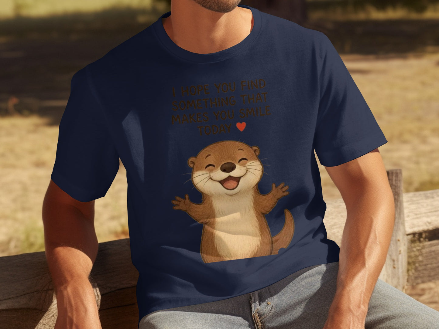 I Hope You Find Something Makes You Smile Otter Shirt