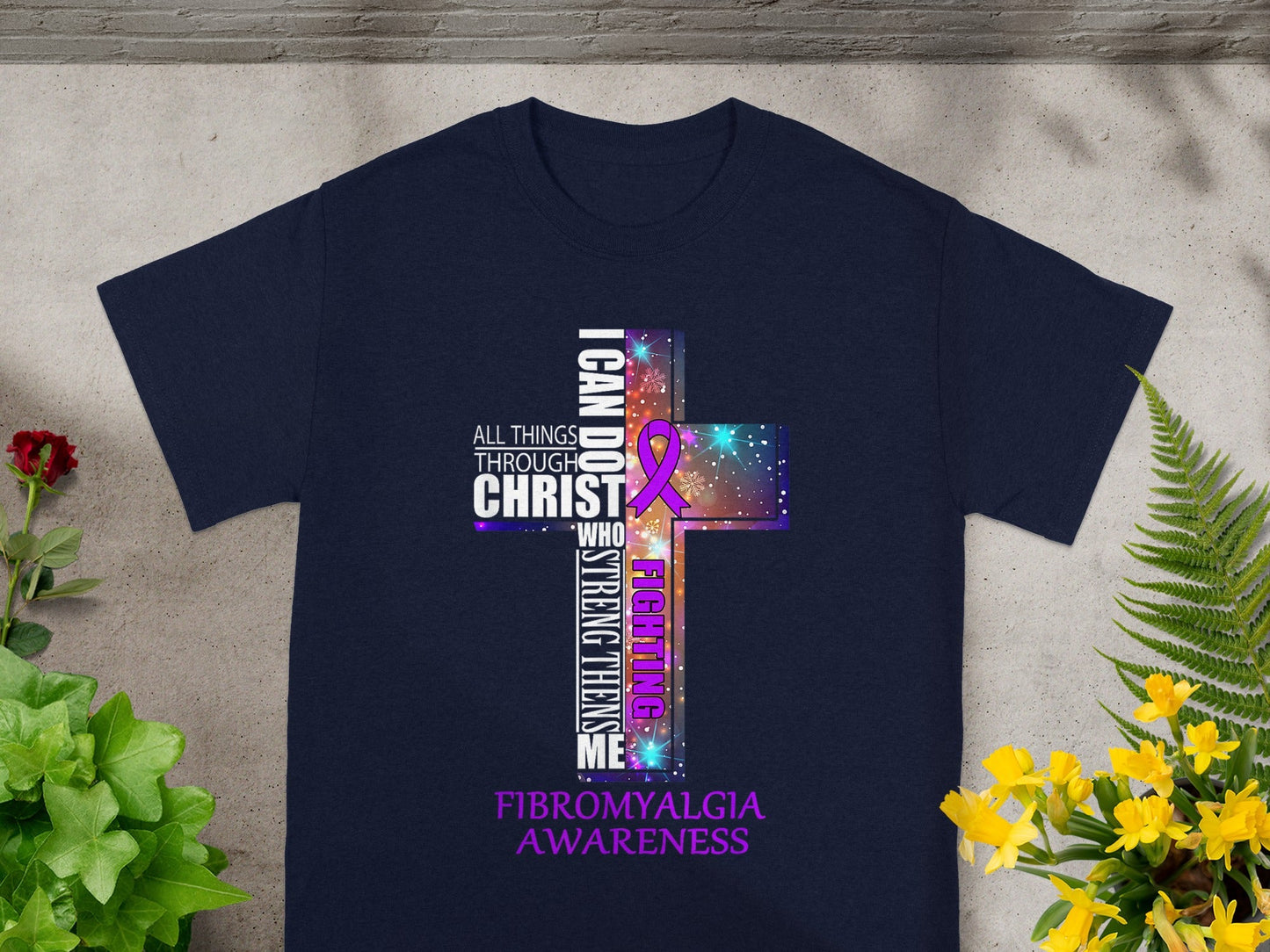 I Can Do All Things Fibromyalgia Awareness T-shirt