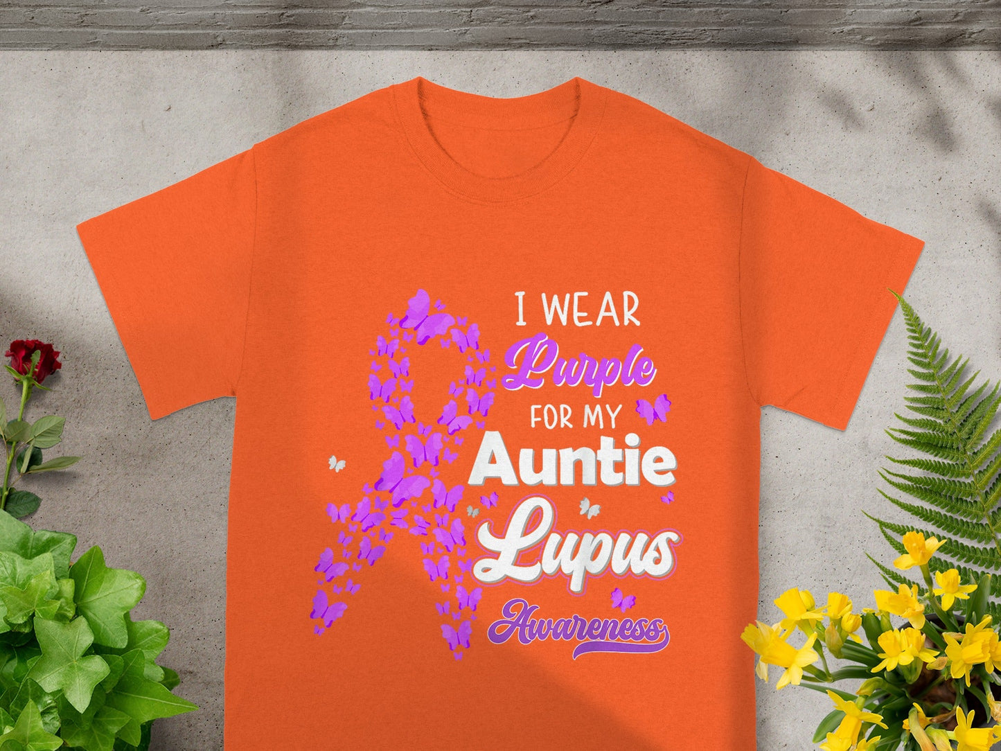 I Wear Purple for My Auntie Lupus Awareness shirt