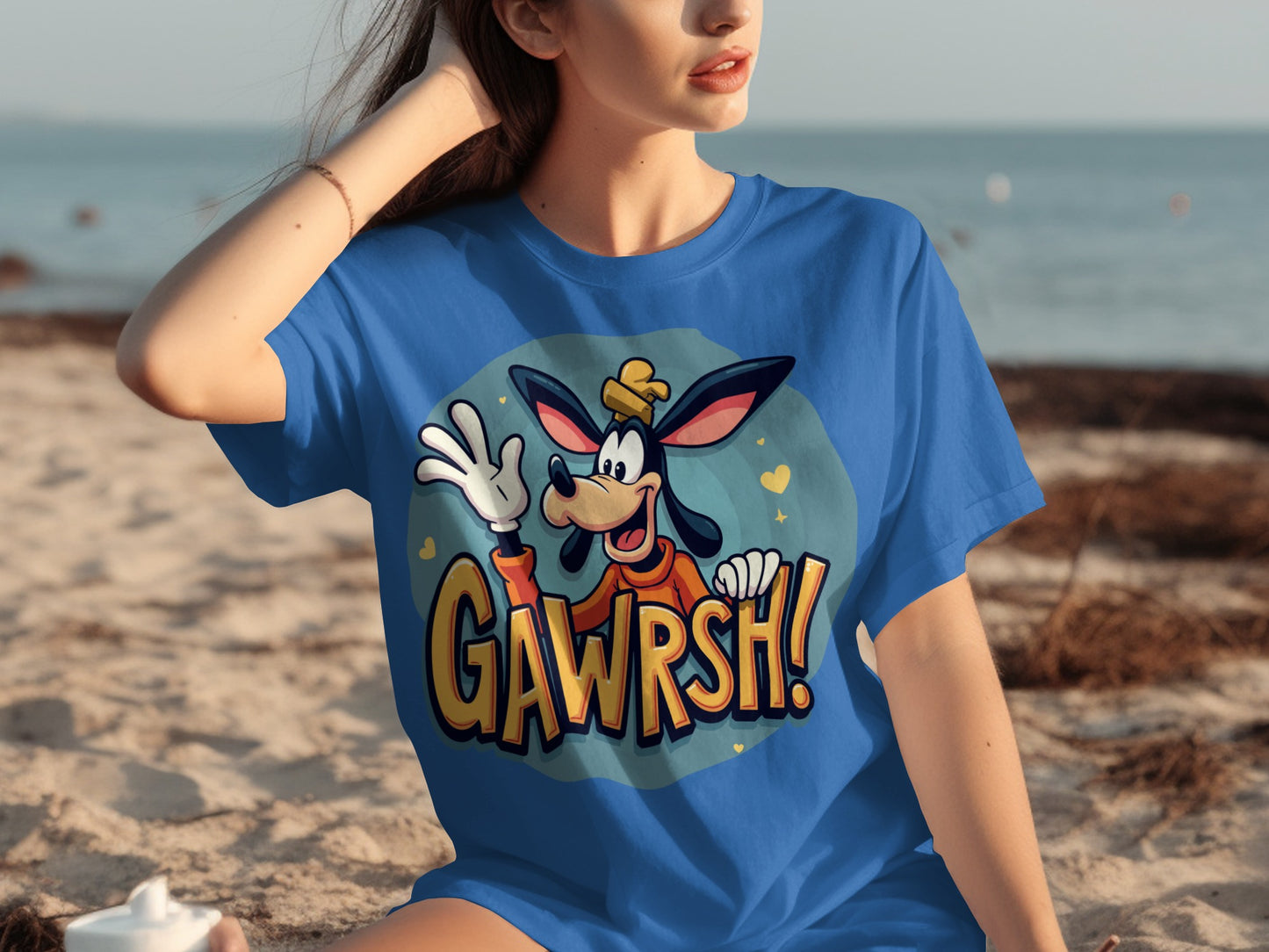 Gawrsh! Cartoon Character Graphic Tee T-Shirt