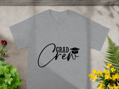 Grad Crew Graphic Tee Perfect for Graduation Celebrations