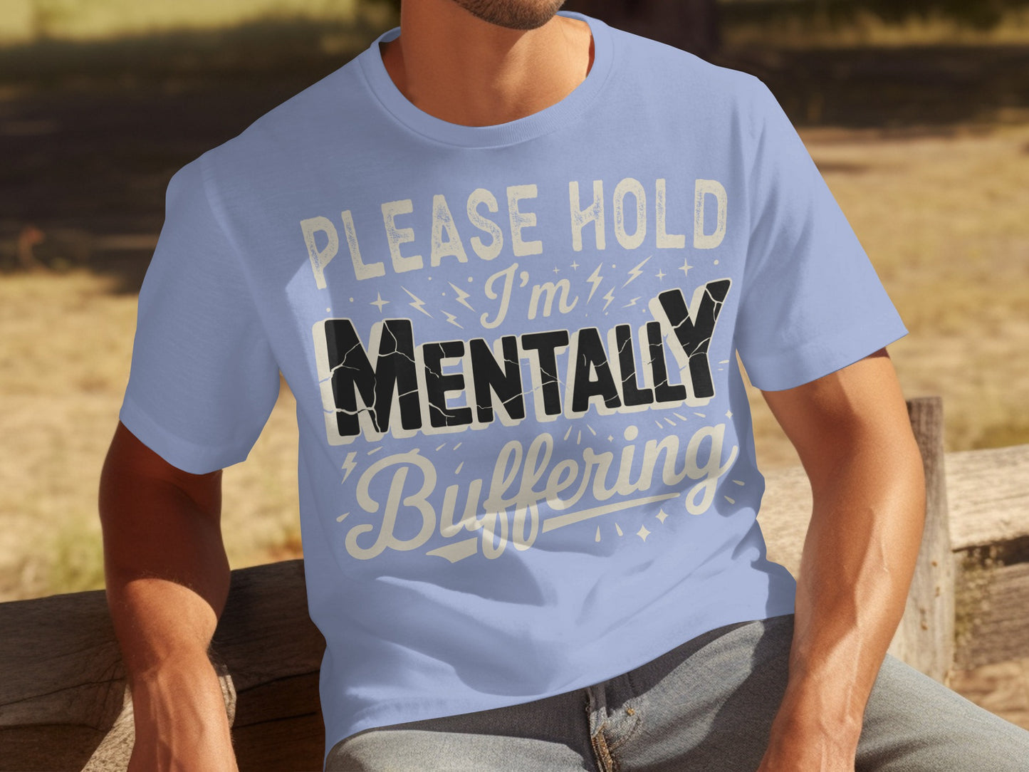Please Hold I'm Mentally Buffering T-Shirt