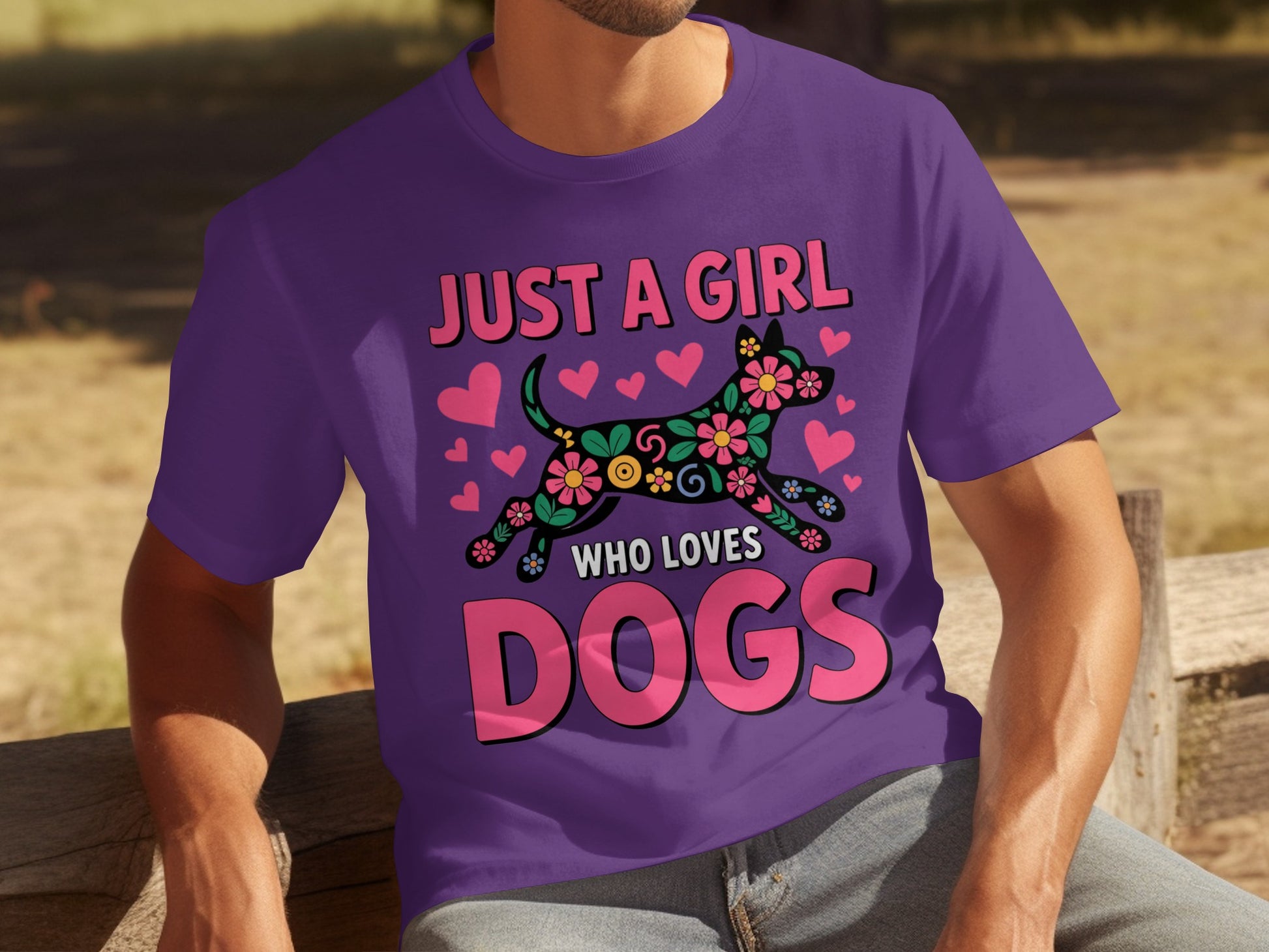 Just a Girl Who Loves Dogs T-shirt