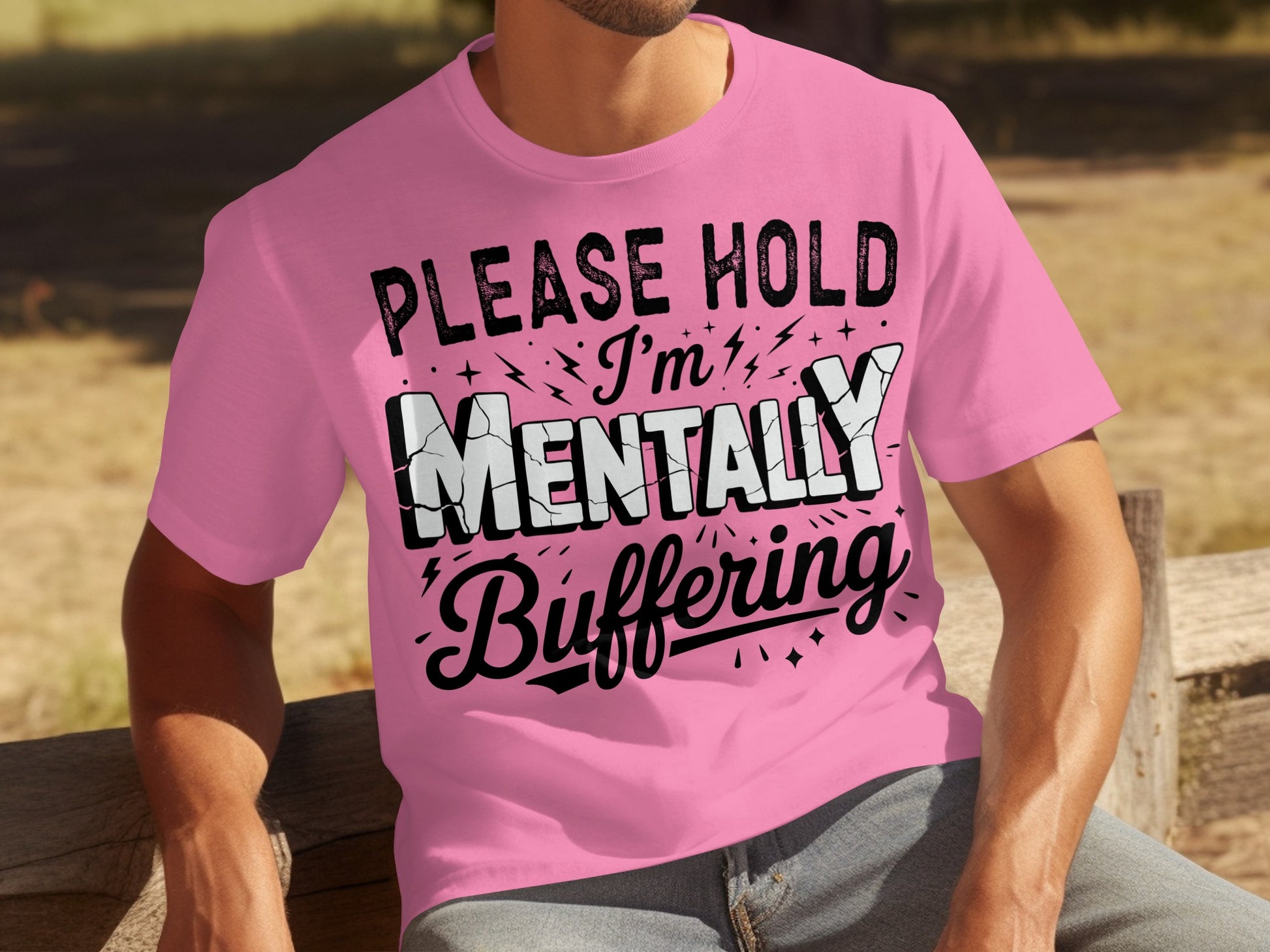 Please Hold I'm Mentally Buffering T-Shirt