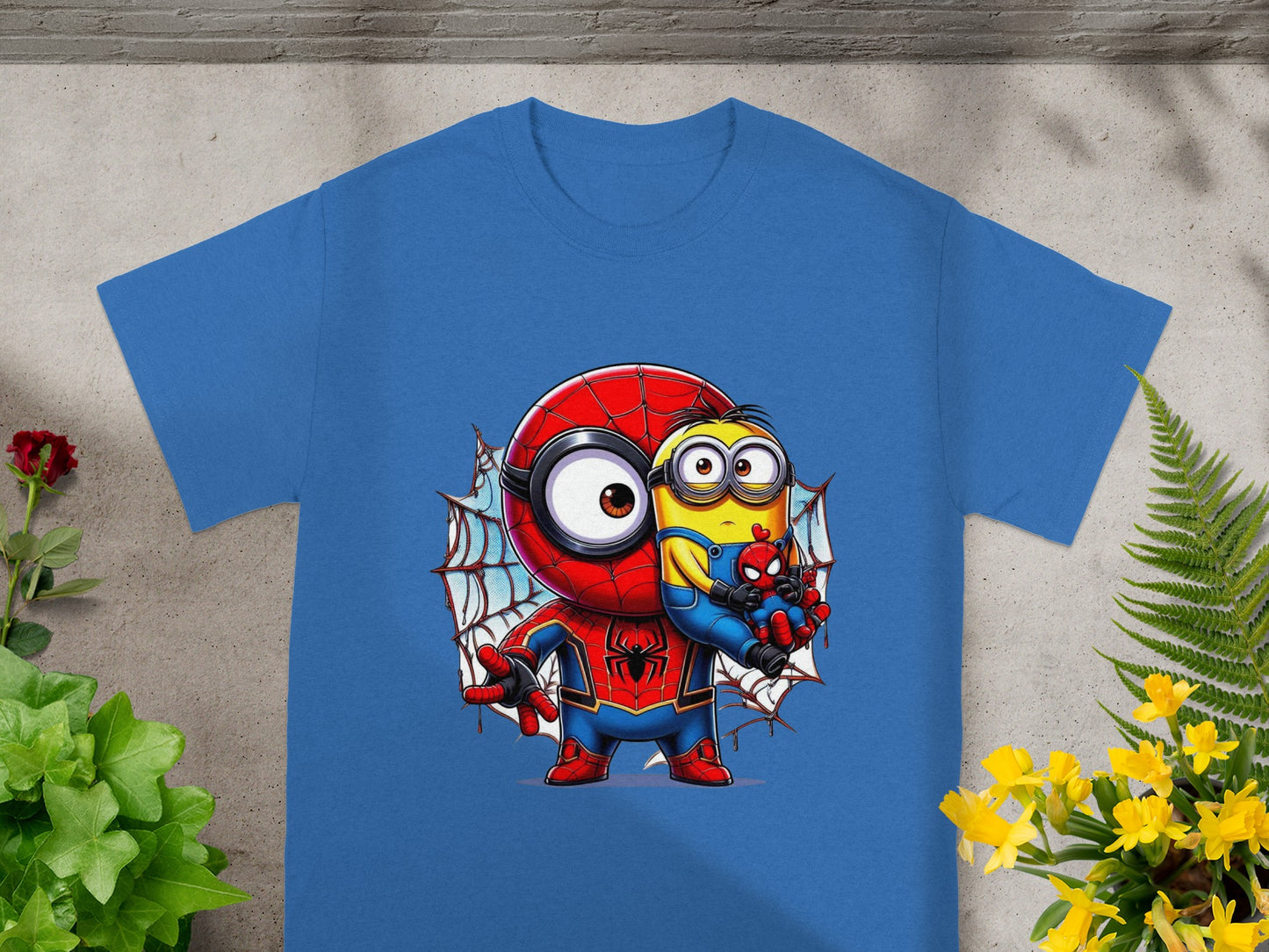 Minion & Spidey Crossover Charm T-Shirt