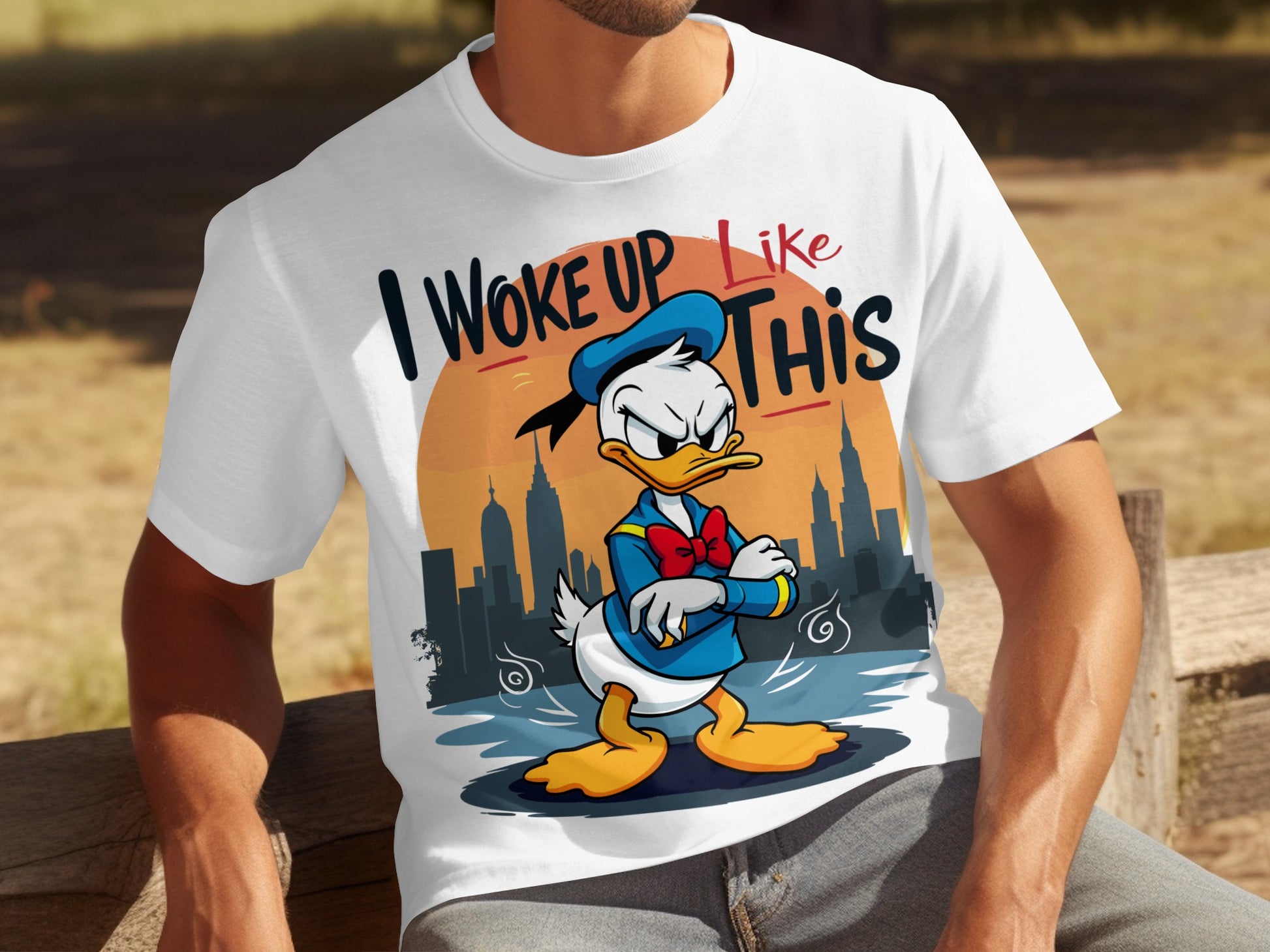 I Woke Up Like This Donald Duck Graphic T-Shirt