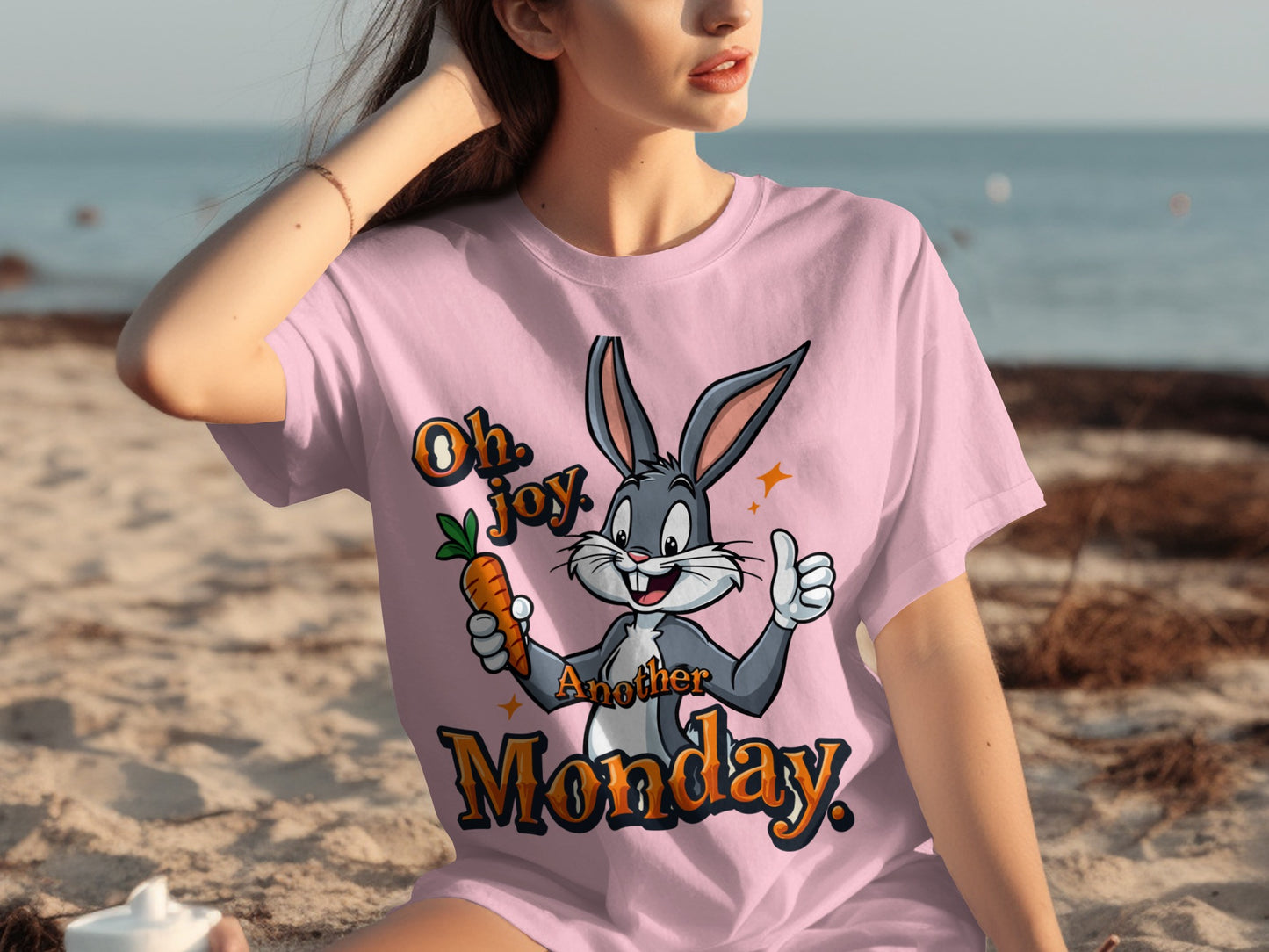 Oh Joy Another Monday Cartoon Graphic T-Shirt