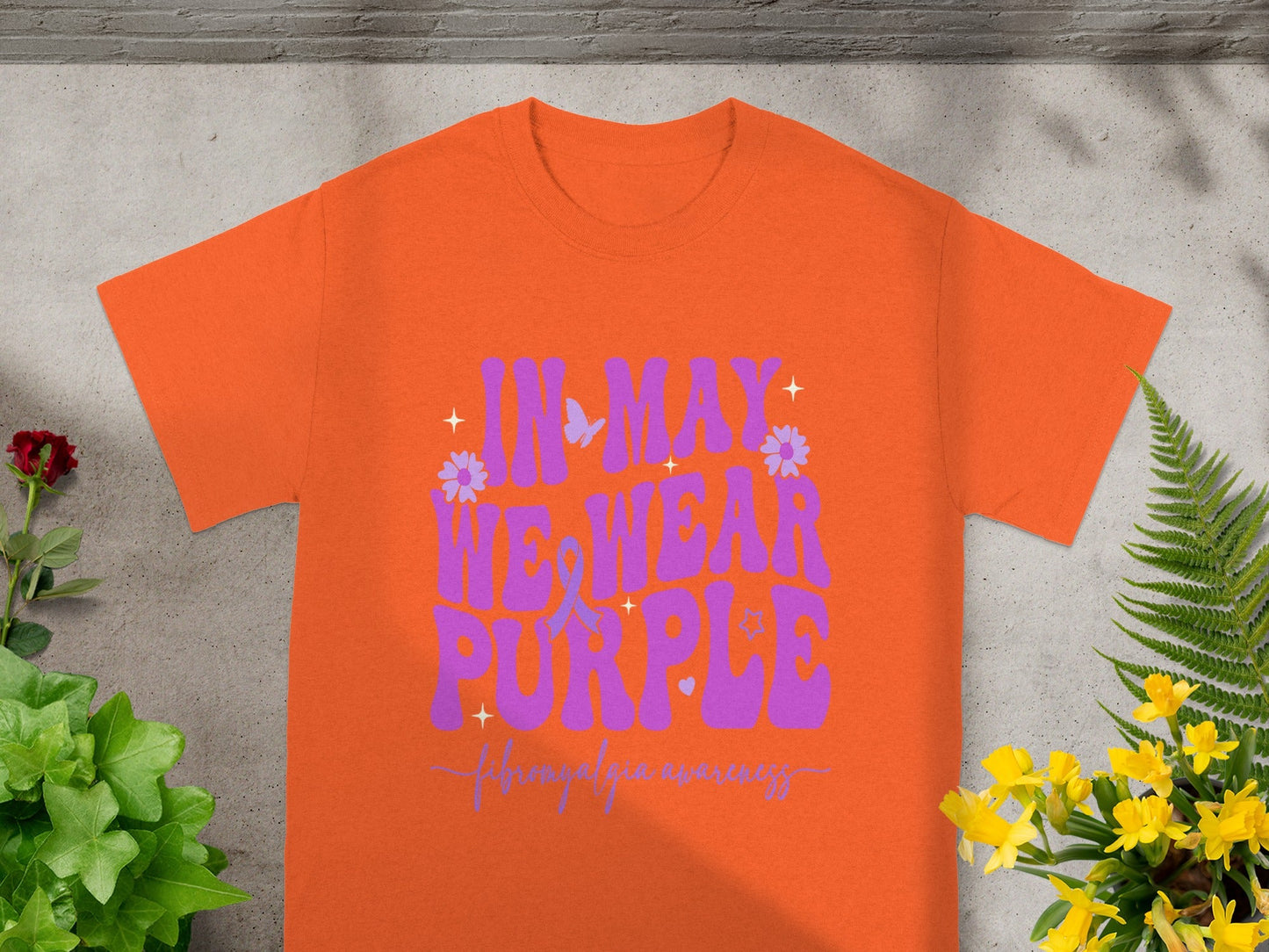 In May We Wear Purple Fibromyalgia Awareness Shirt