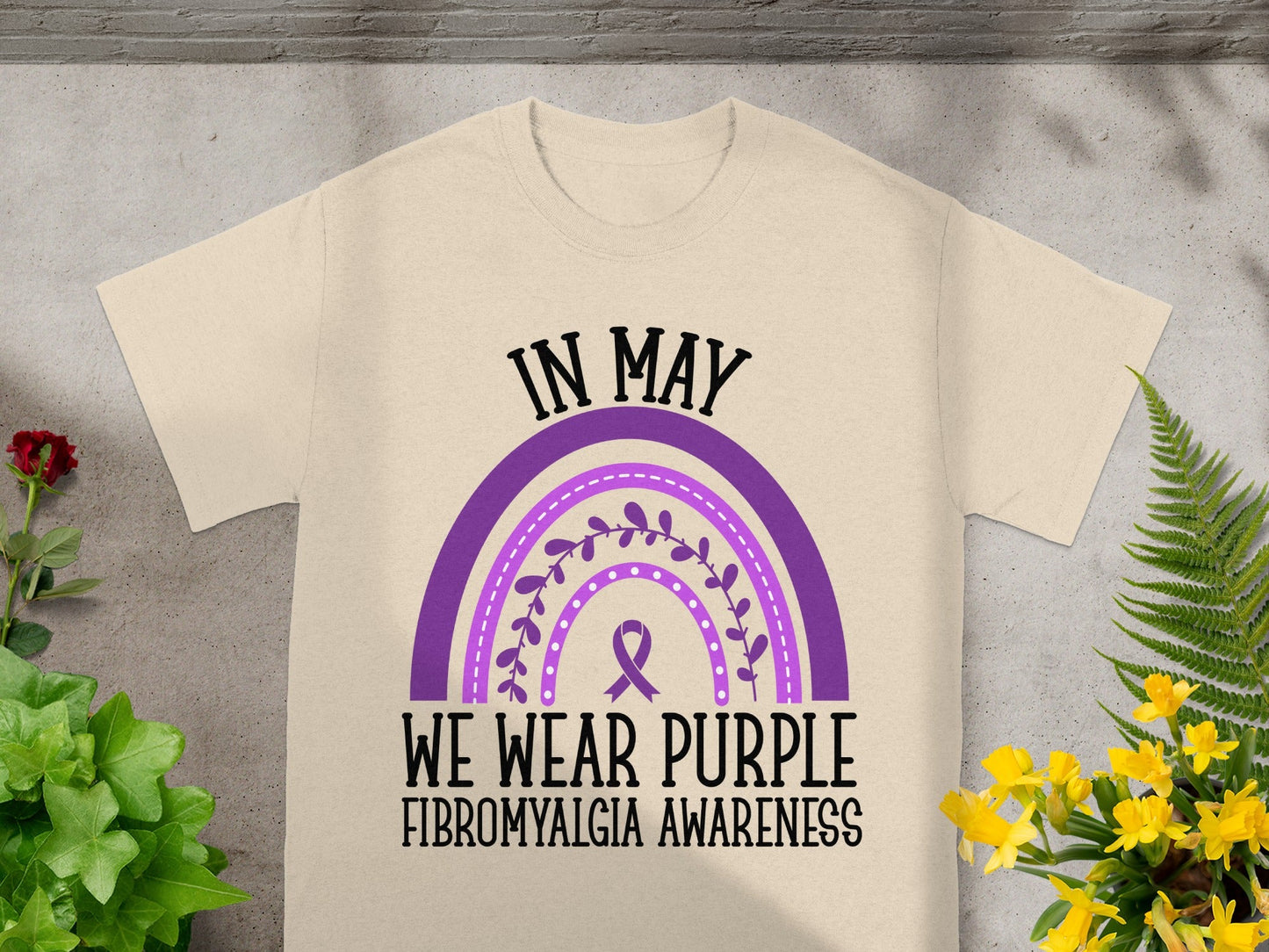 In May We Wear Purple Fibromyalgia Awareness Shirt