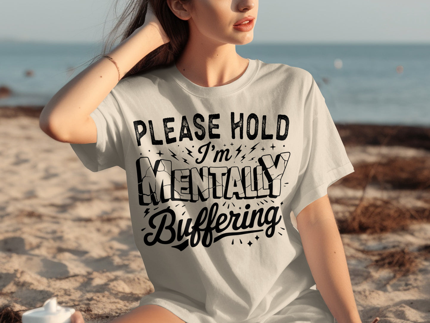 Please Hold I'm Mentally Buffering T-shirt