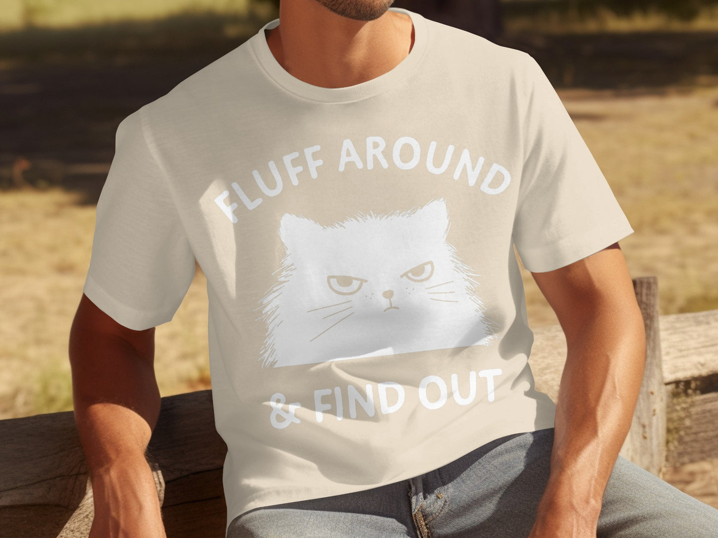 Fluff Around And Find Out Cat Graphic Tee