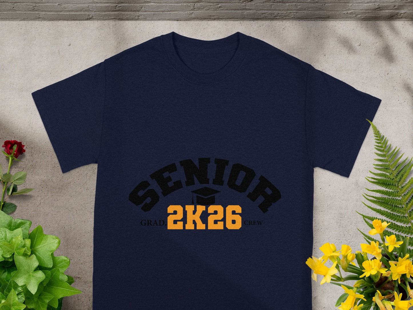 Senior 2K26 Grad Crew T-Shirt for Graduates