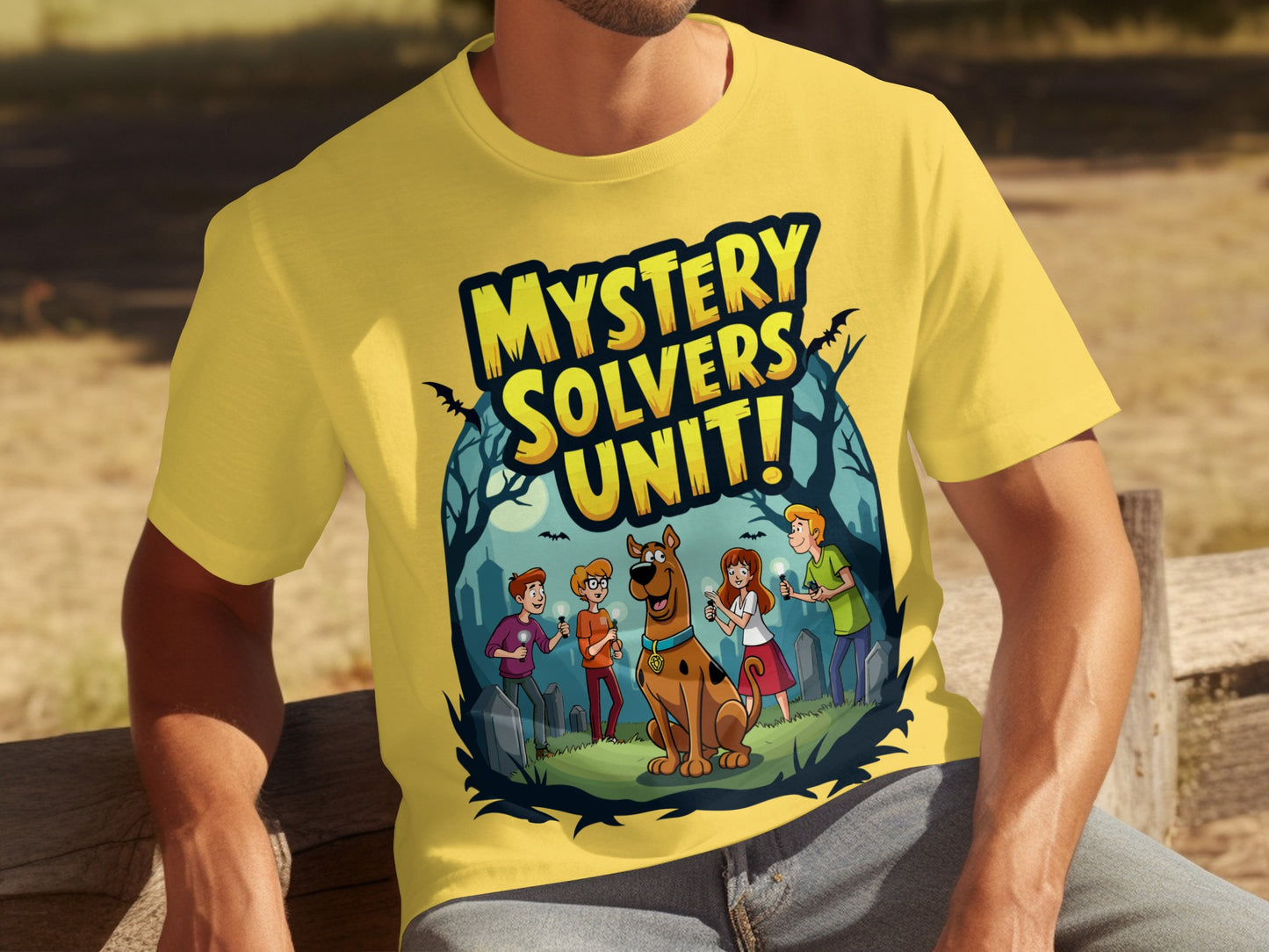 Mystery Solvers Unit Graphic Tee Shirt for Adults