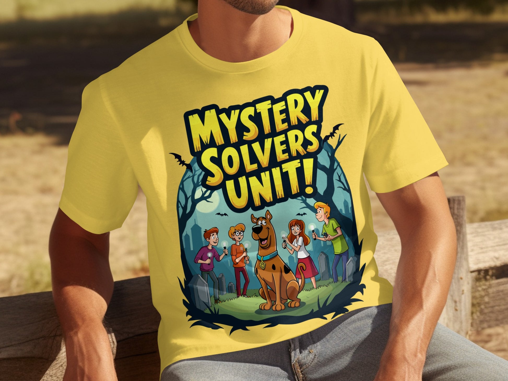 Mystery Solvers Unit Graphic Tee Shirt for Adults