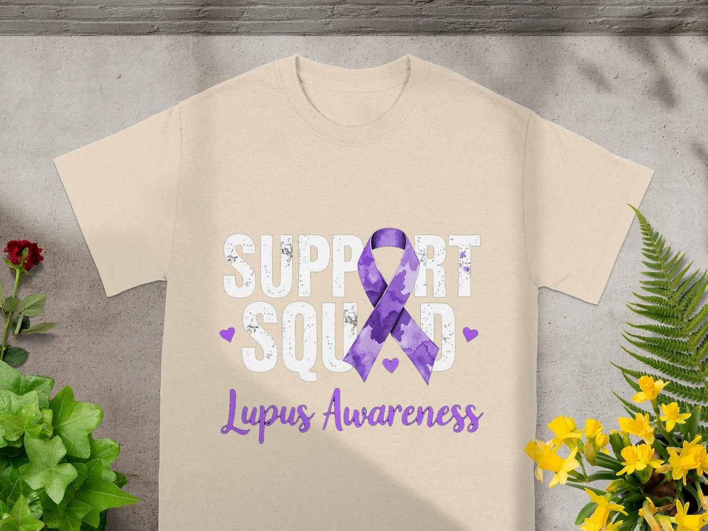 Support Squad Lupus Awareness T-shirt