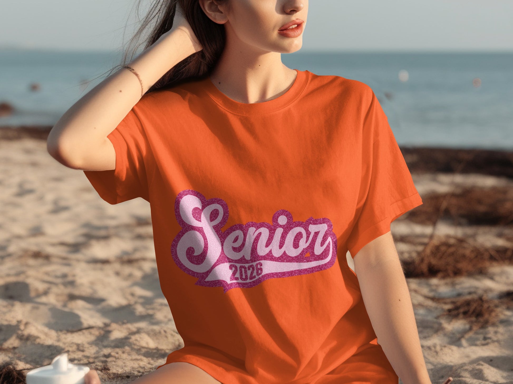 Senior 2026 Beach Design T-shirt Perfect for Students