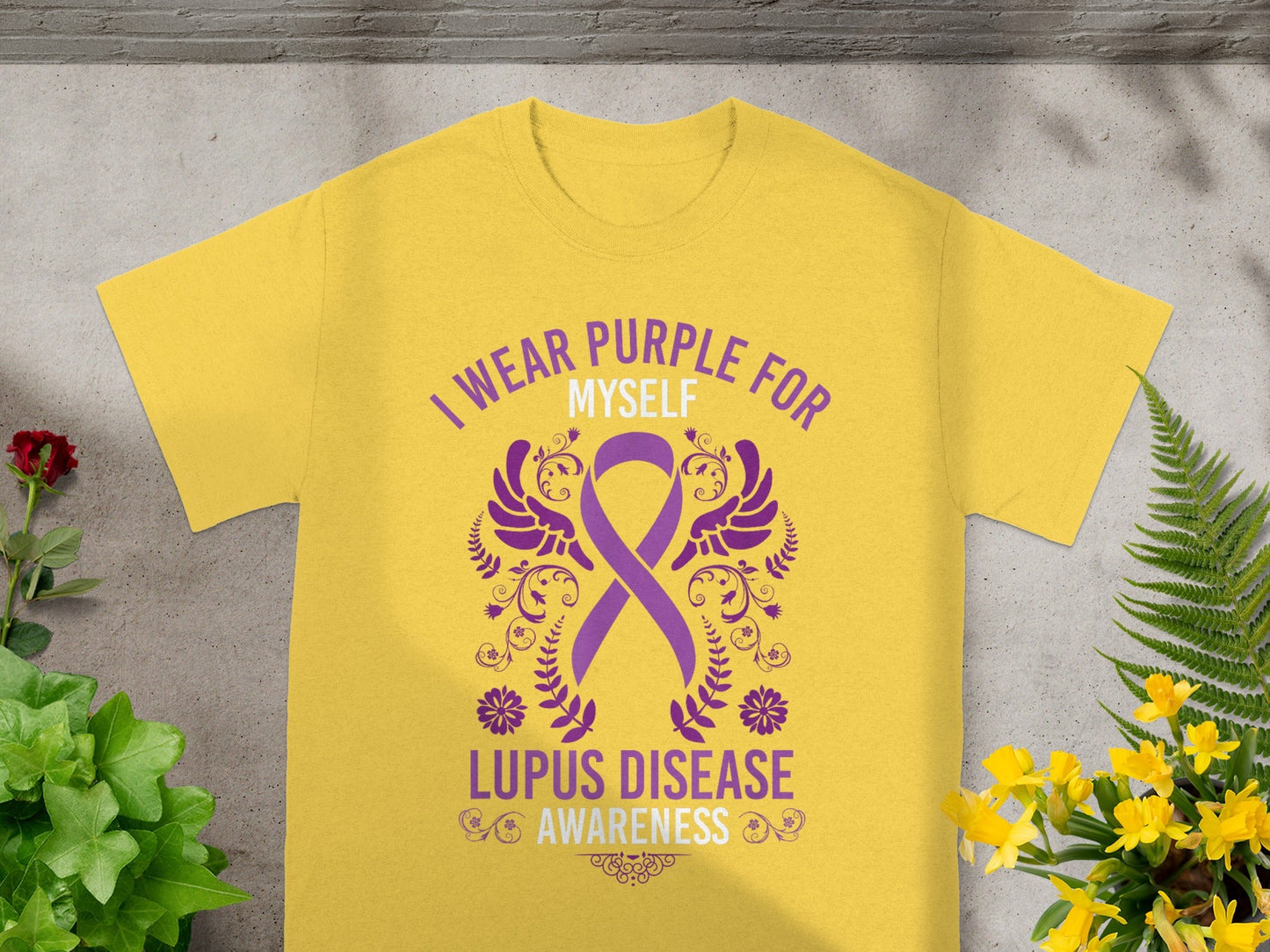 I Wear Purple for Myself Lupus Disease Awareness Shirt
