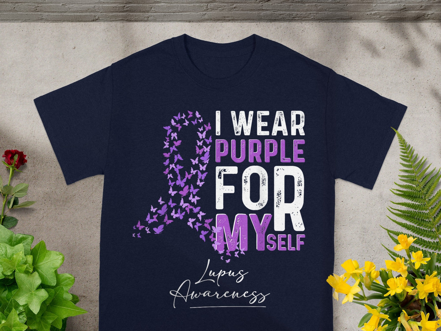 I Wear Purple for Myself Lupus Awareness Shirt