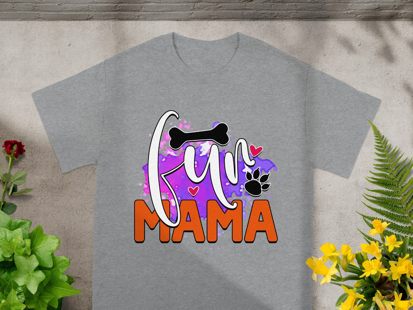 Fur Mama Cute Pet Lover Graphic T-shirt Design