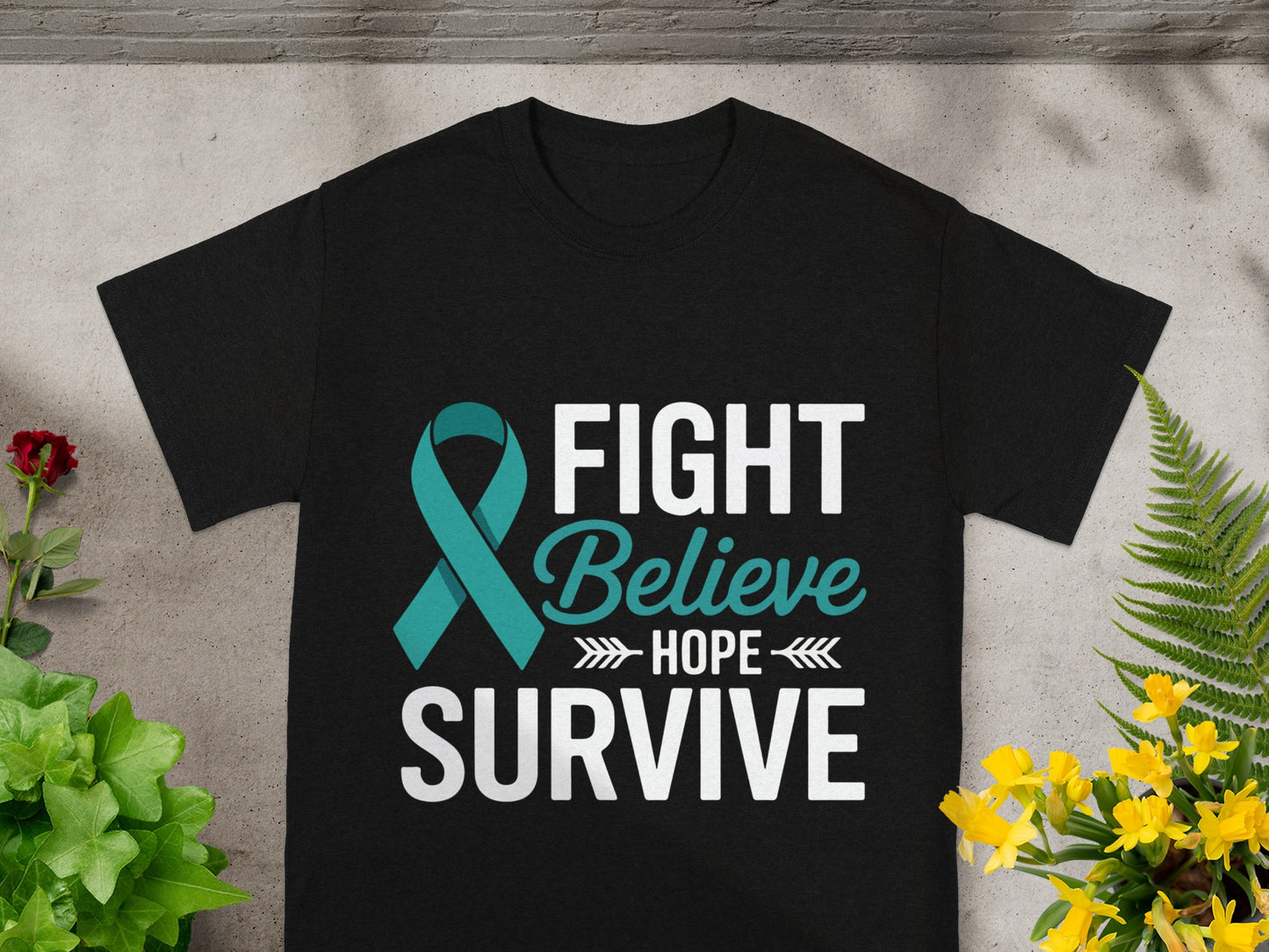 Fight Believe Hope Survive Awareness tshirt
