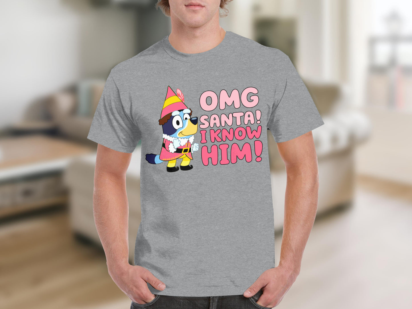 OMG Santa I Know Him Cartoon Character Shirt