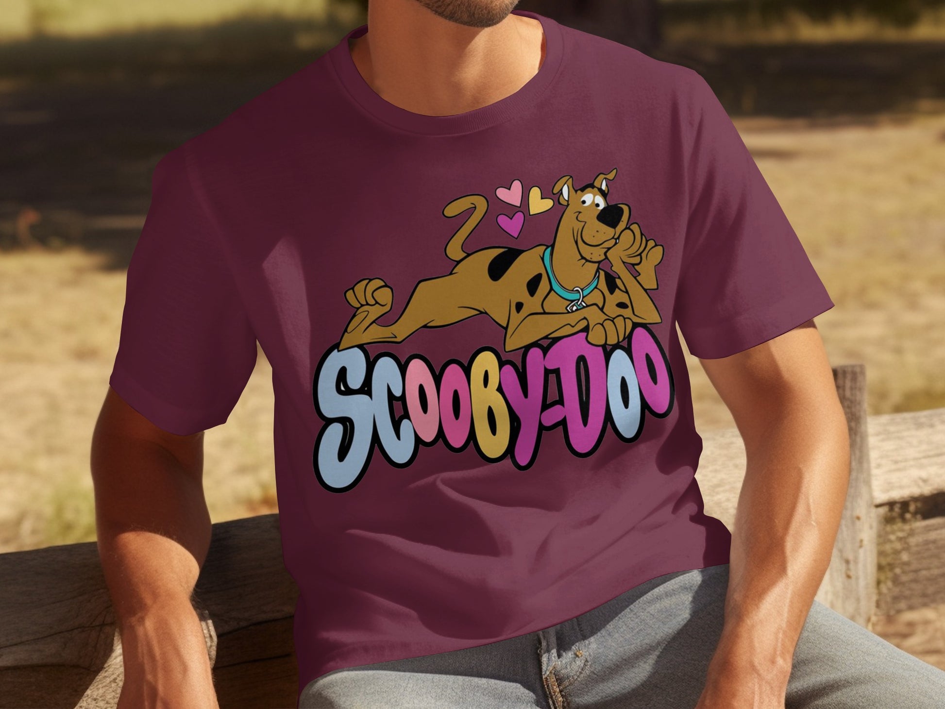 Scooby-Doo Graphic Design Men's T-shirt