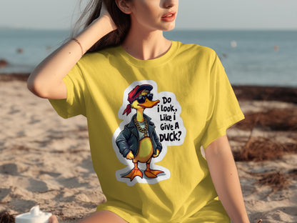 Do I Look Like I Give A Duck Funny T-shirt