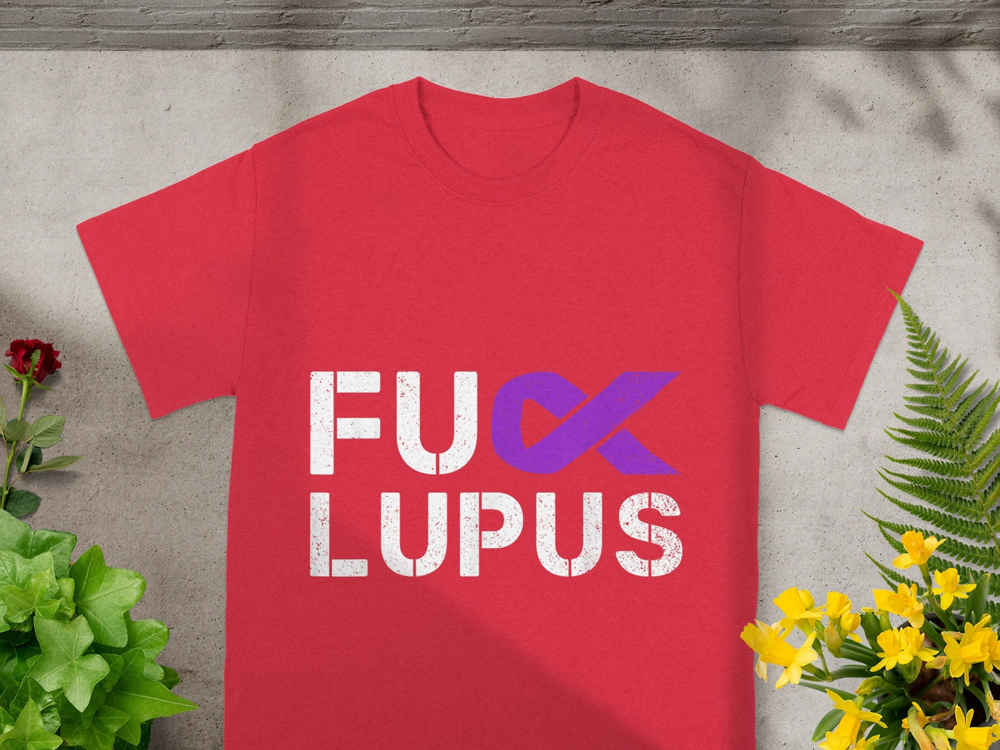 Bold FU CK LUPUS Statement Tee for Awareness