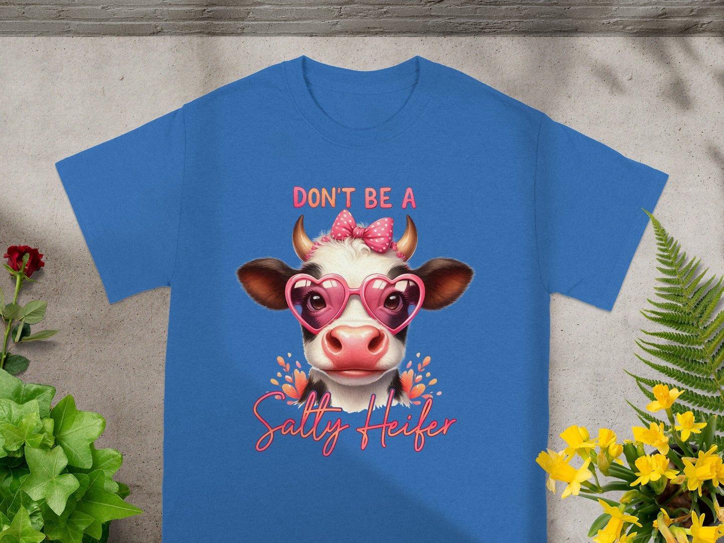 Don't Be A Salty Heifer Graphic Tee for Fun Style