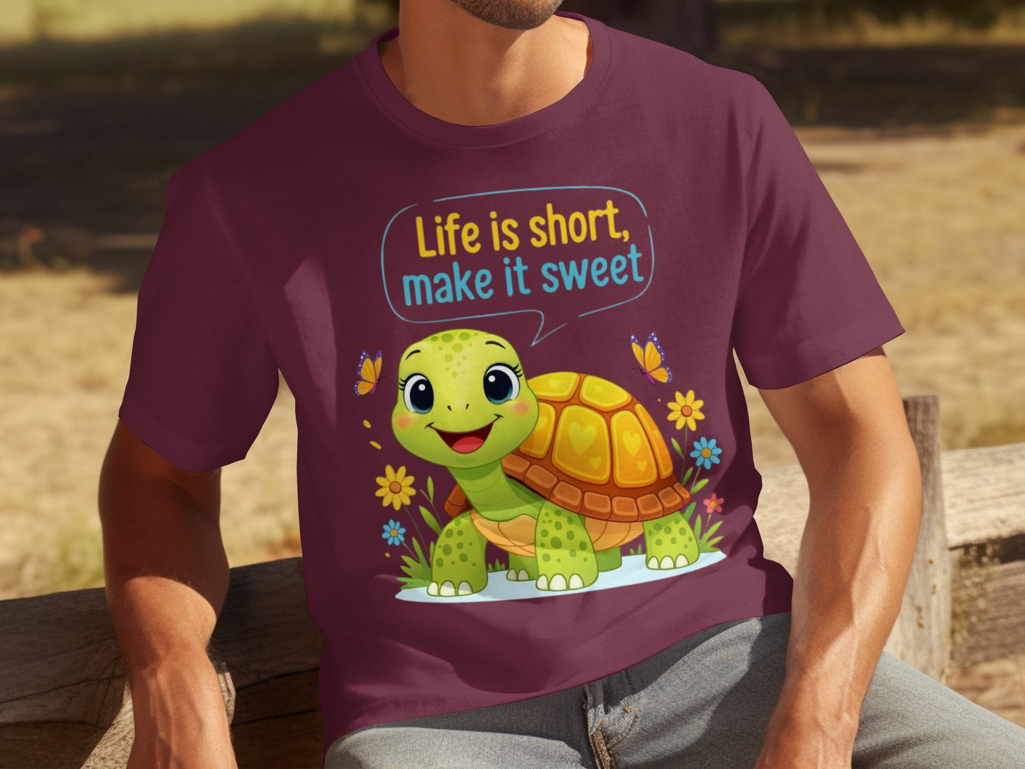 Life Is Short Make It Sweet Turtle T-Shirt