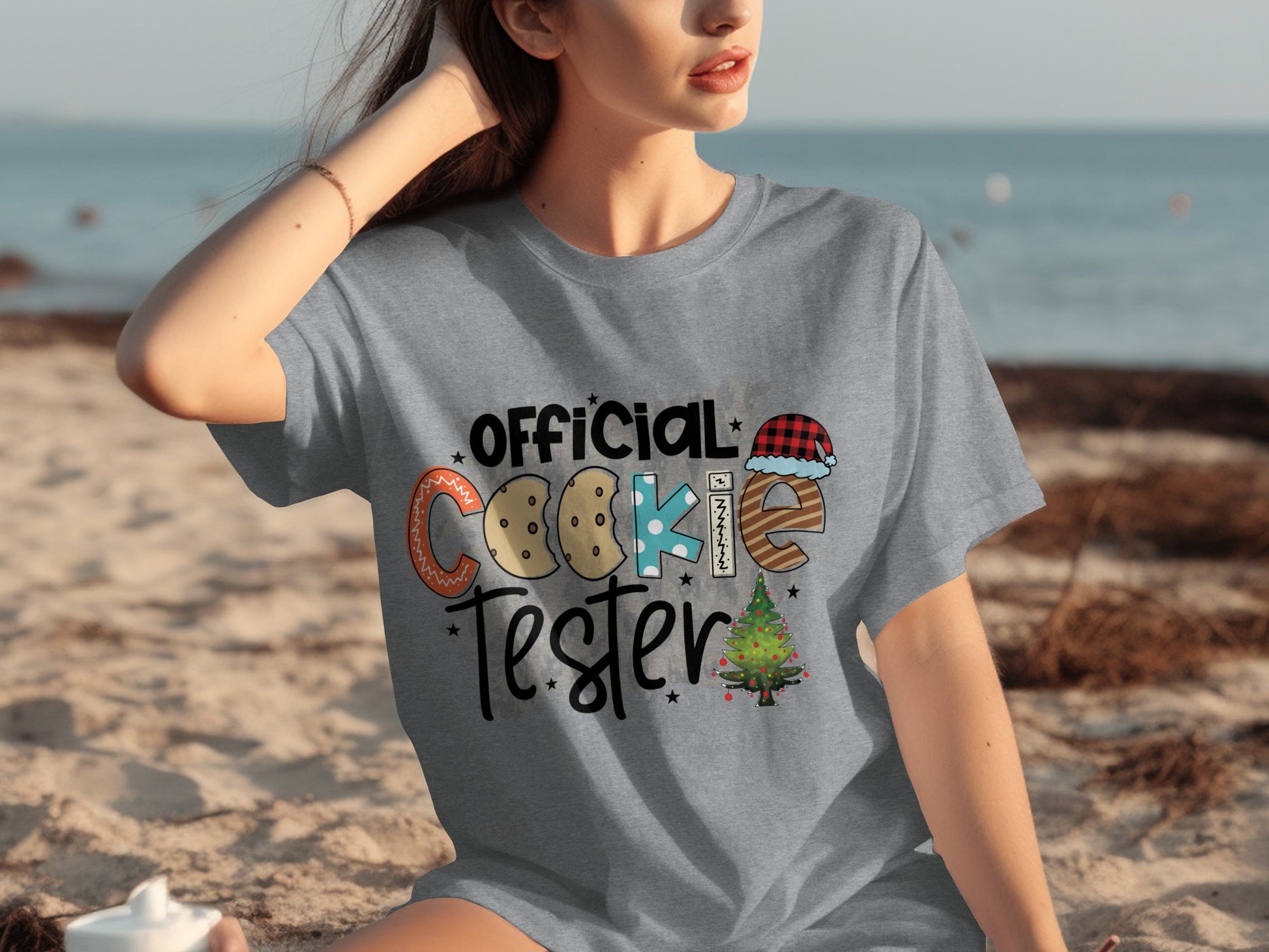 Official Cookie Tester Christmas Theme T-shirt