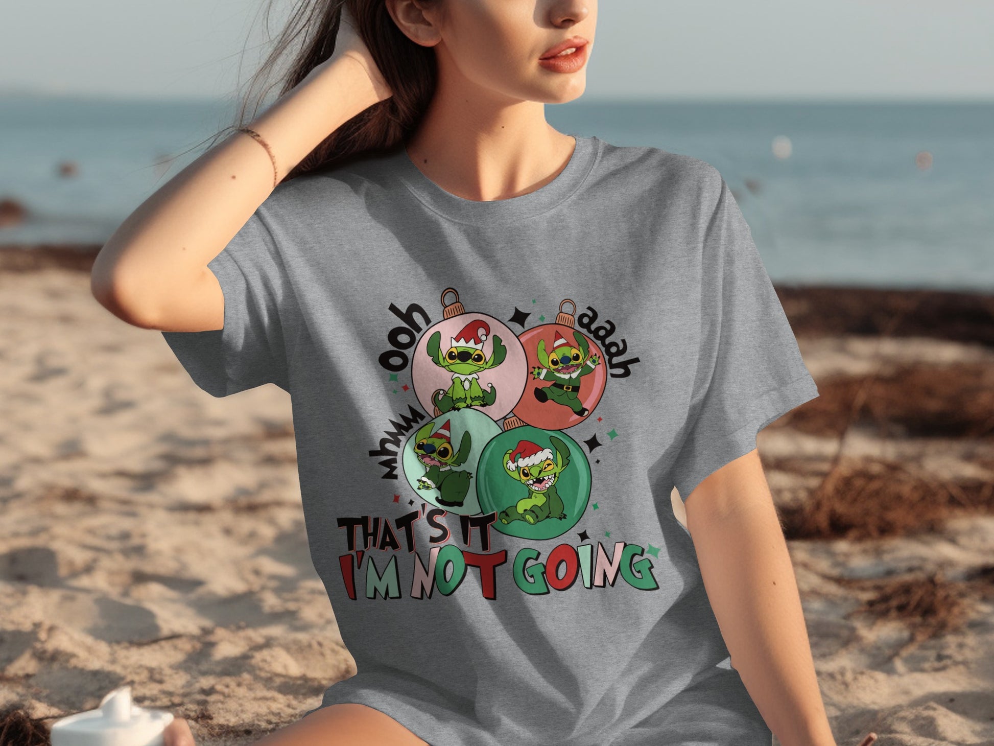 Ooh Aah That's It I'm Not Going Print T-Shirt