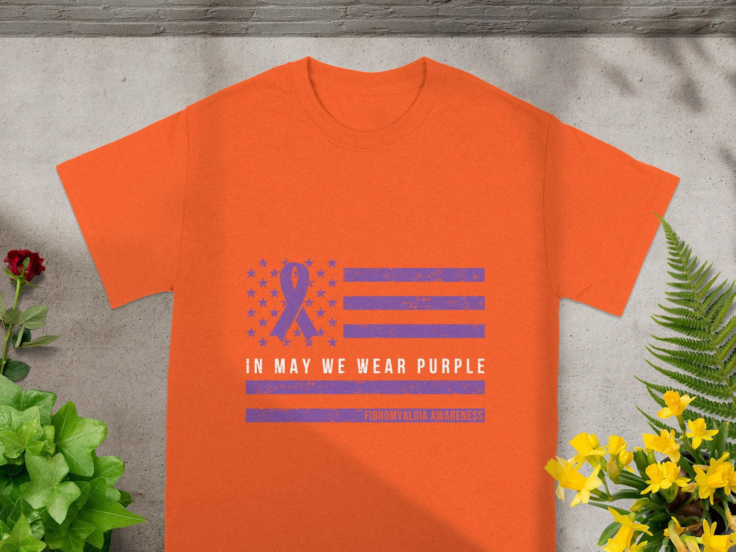 In May We Wear Purple Fibromyalgia Awareness Shirt