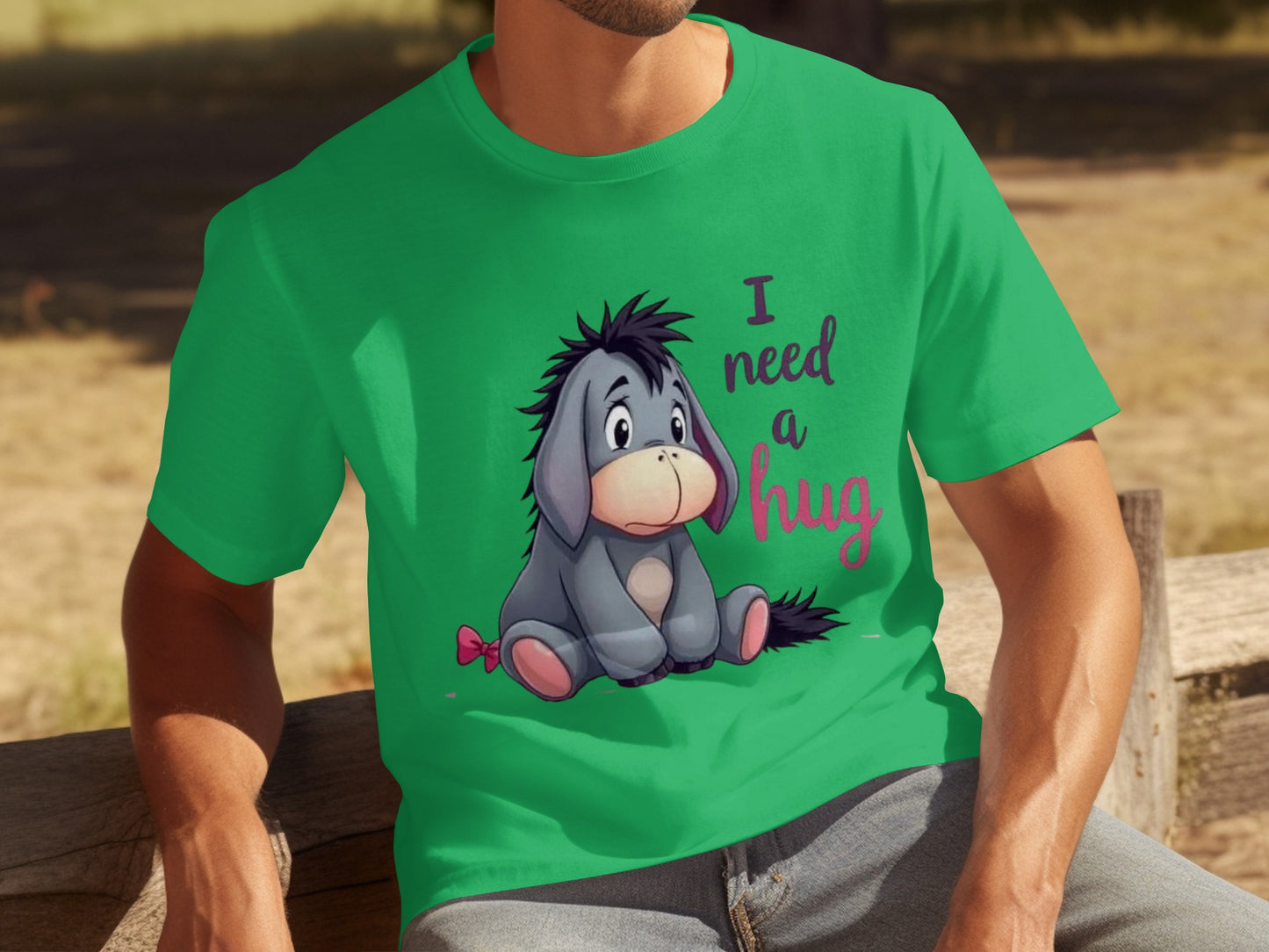 I Need a Hug Printed Graphic Tee Product