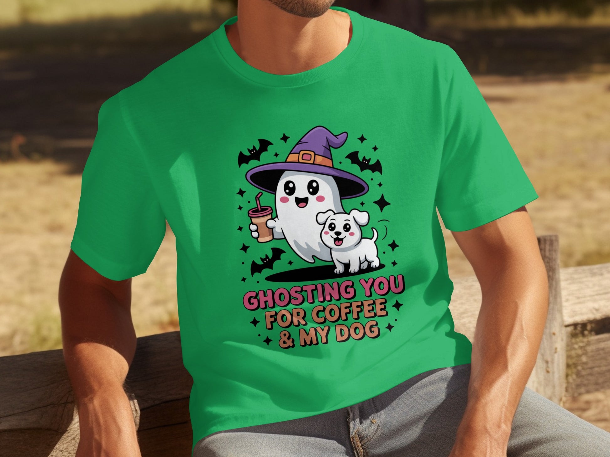 Ghosting You for Coffee and My Dog Graphic Shirt