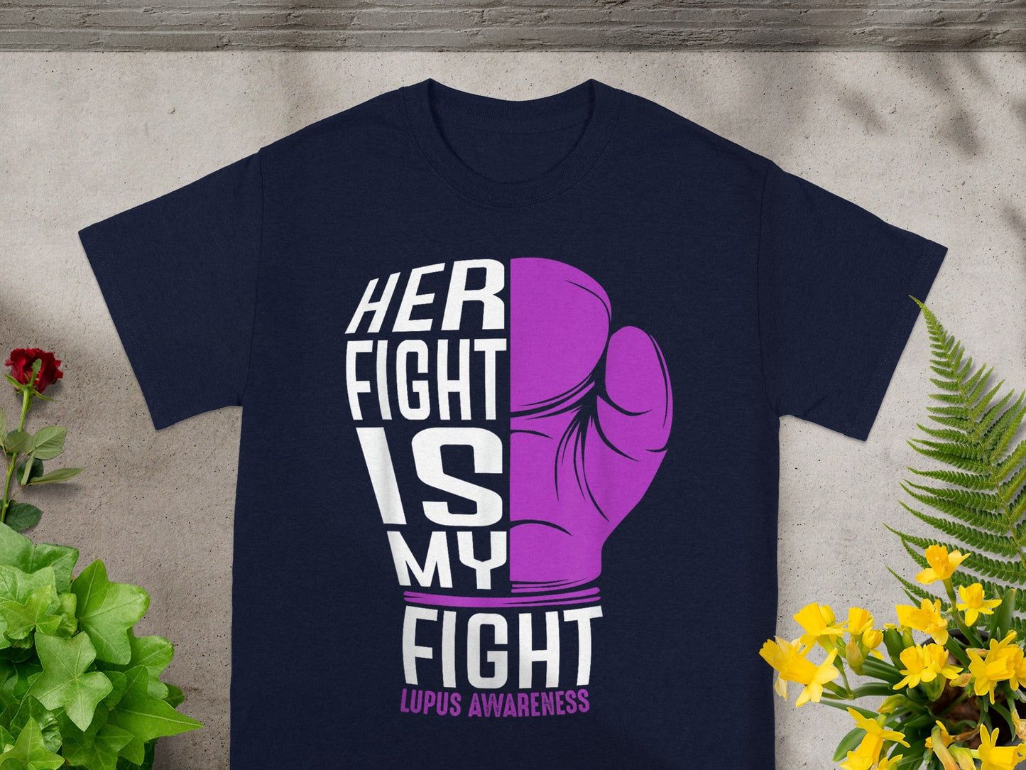 Her Fight Is My Fight Lupus Awareness T-Shirt