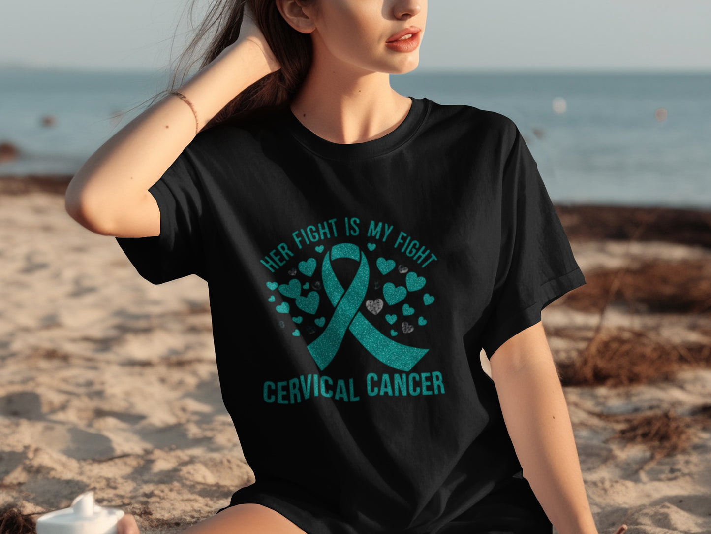 Her Fight Is My Fight Cervical Cancer Awareness Shirt